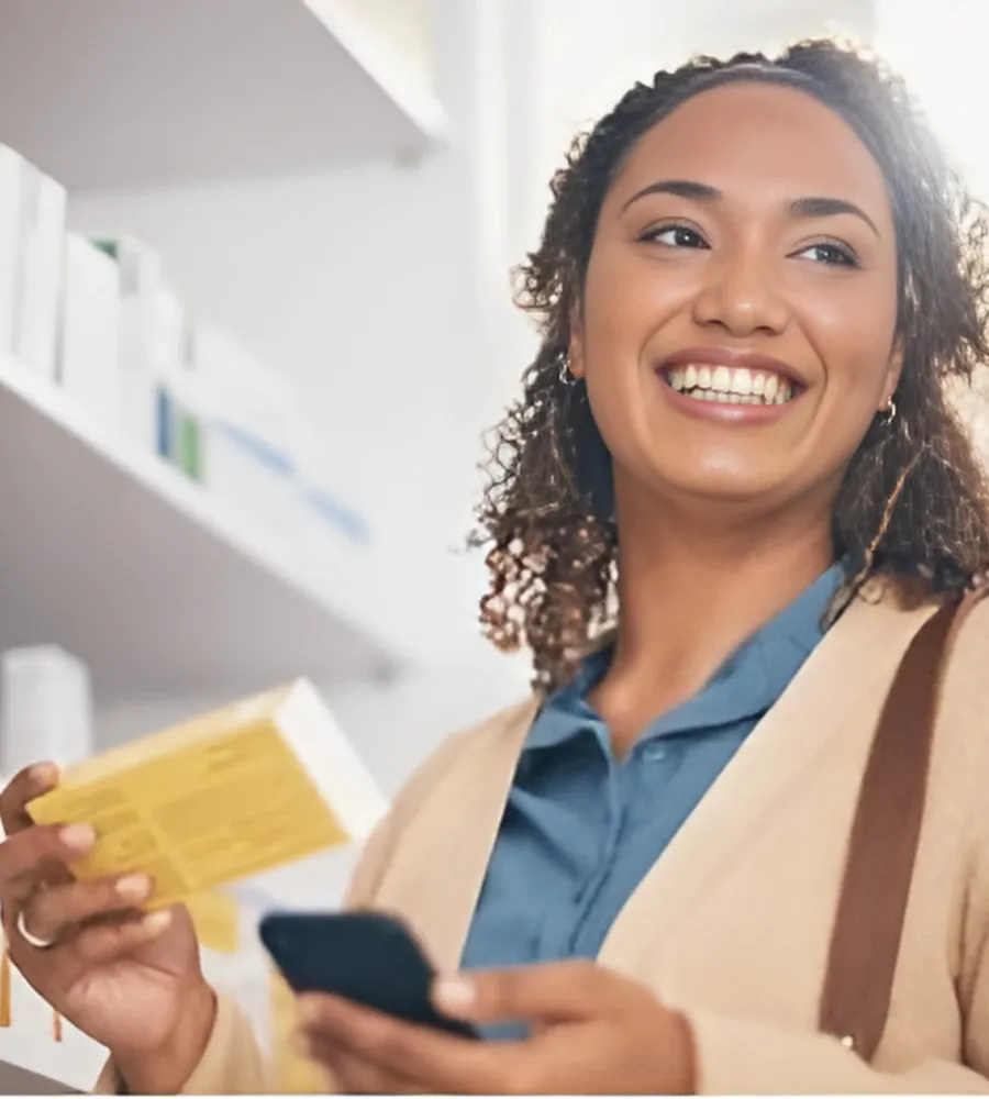 happy patient visiting Battlefield Pharmacy
